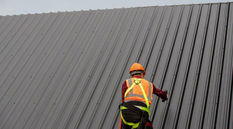 Professional metal roof installation services in Mound Valley, KS